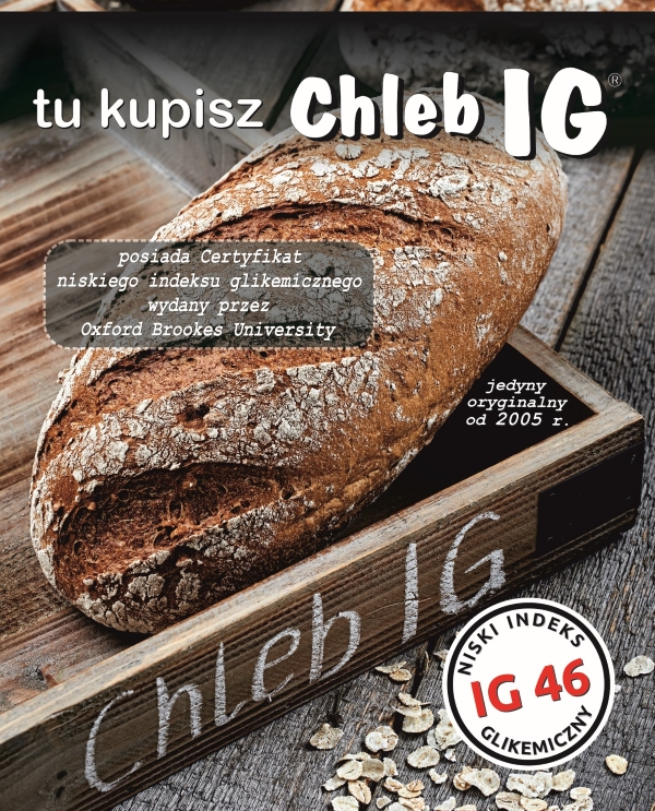 Chleb IG naklejka